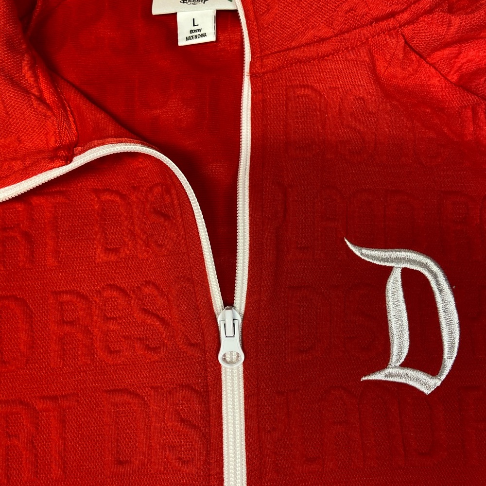 Red Disneyland Resort Logo Zip Jacket for Men - Picture 4 of 5
